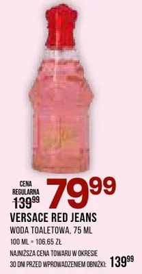 Perfumy red jeans woda toaletowa promocja w Drogerie Natura