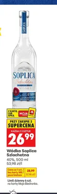 Wódka Soplica Szlachetna promocja w Biedronka