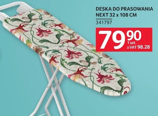 Deska do prasowania Next 32x108cm promocja w Selgros