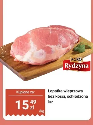 Łopatka wieprzowa bez kości schłodzona luz Agro Rydzyna promocja w Dino