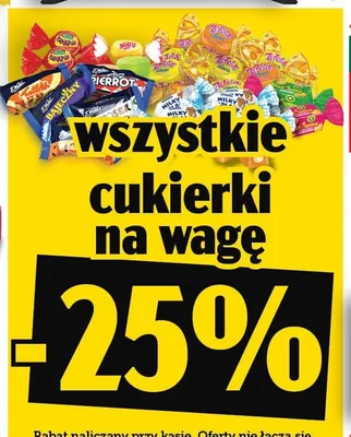Cukierki na wagę promocja w TOPAZ
