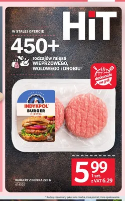 Burgery z indyka Indykpol promocja w Selgros
