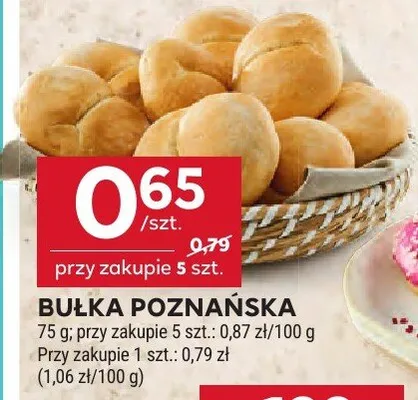 Bułka poznańska promocja w Stokrotka