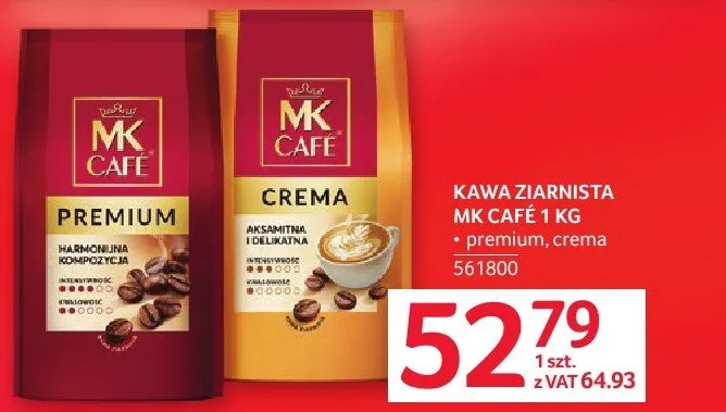 Kawa promocja w Selgros