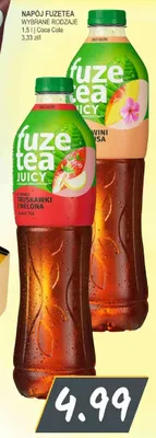 Napój FuzeTea truskawka i melon promocja w Słoneczko