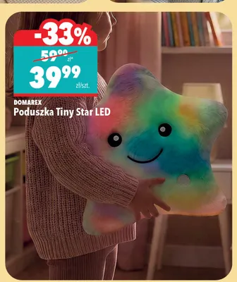 Poduszka DOMAREX Tiny Star LED promocja w Biedronka Home