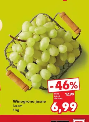 Winogrona jasne promocja w Kaufland