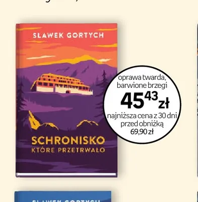 Książka Sławek Gortych Schronisko, które przetrwało promocja w Empik