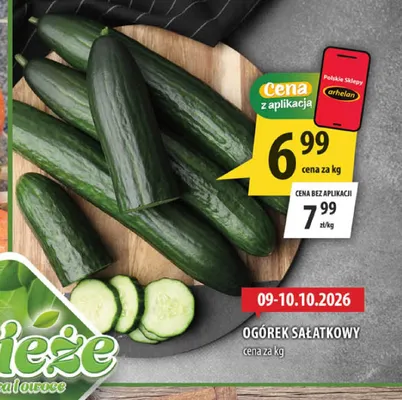 Ogórki sałatkowe promocja w Arhelan