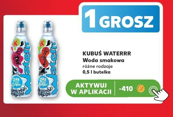 Woda smakowa Kubuś Waterrr promocja w Kaufland