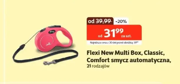 New Multi Box, Classic, Comfort smycz automatyczna promocja w KAKADU