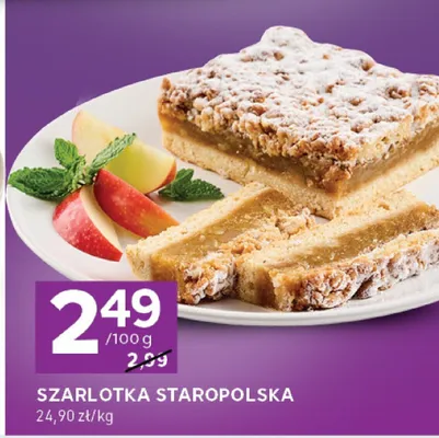 Szarlotka staropolska promocja w Stokrotka