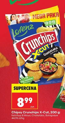 Chipsy Lorenz Crunchips X-Cut Chakalaka promocja w Biedronka