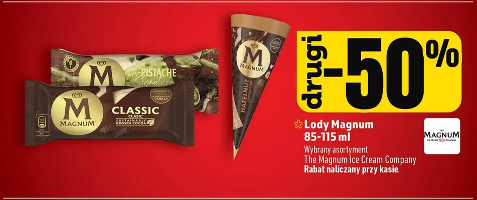 Lody Magnum Classic promocja w TOPAZ