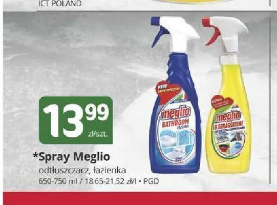 Spray odtłuszczacz Meglio promocja w Marketvita