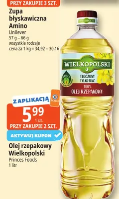 Olej rzepakowy Wielkopolski promocja w Leclerc
