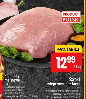 Szynka wieprzowa bez kości promocja w POLOmarket