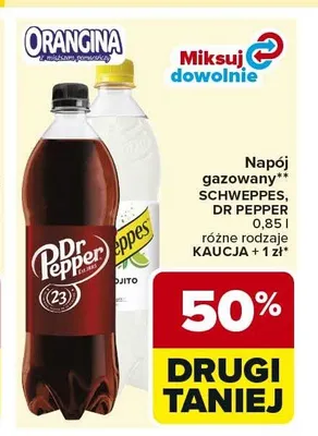 Napój gazowany Schweppes promocja w Carrefour