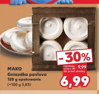 Gniazdka pavlova Mako promocja w Kaufland