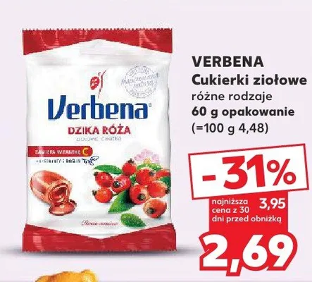 Cukierki ziołowe różne rodzaje promocja w Kaufland