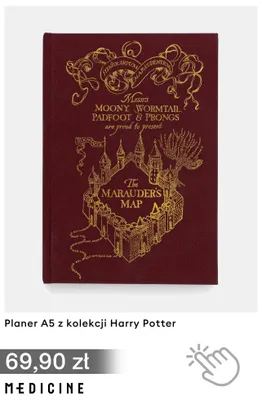 Planer A5 z kolekcji Harry Potter Medicine promocja w Medicine