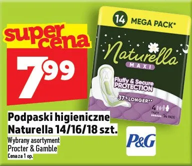 Podpaski higieniczne Naturella promocja w TOPAZ