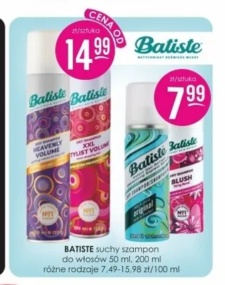 Suchy szampon do włosów Batiste XXL Volume promocja w Drogerie Jasmin