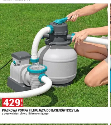 Piaskowa pompa filtrująca do basenów Bestway promocja w Merkury Market