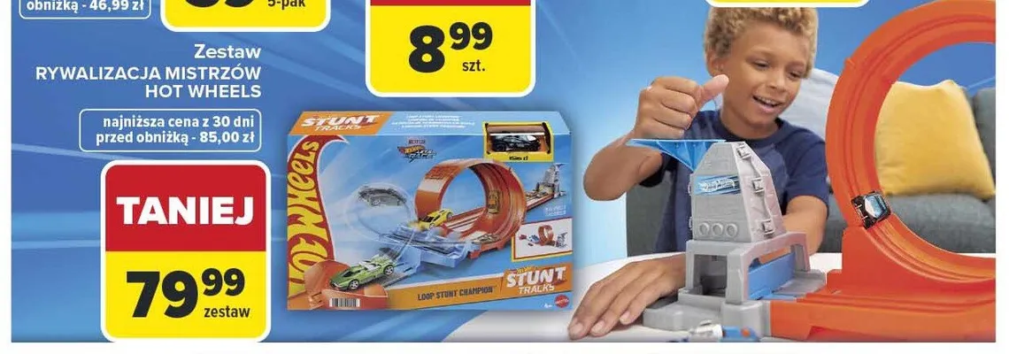 Zestaw Rywalizacja Mistrzów Hot Wheels promocja w Carrefour