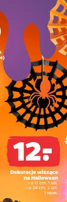 Dekoracje wiszące na Halloween promocja w Netto