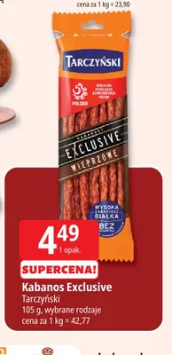 Kabanos Exclusive Tarczyński promocja w Leclerc
