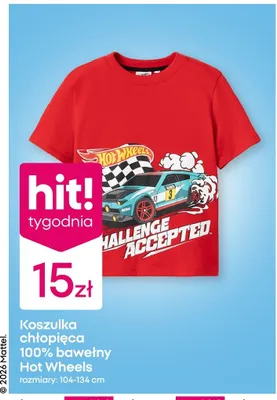 Koszulka chłopięca 100% bawełny  promocja w Pepco