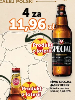 Piwo Specjal Jasny Pełny promocja w Groszek