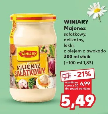 Majonez sałatkowy Winiary promocja w Kaufland