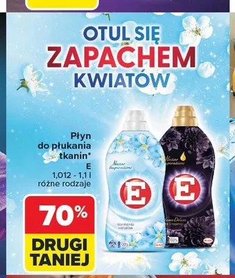 Płyn do płukania tkanin E Nectar Inspirations promocja w Carrefour