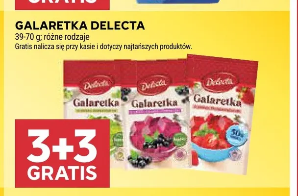 Galaretka Delecta promocja w Stokrotka