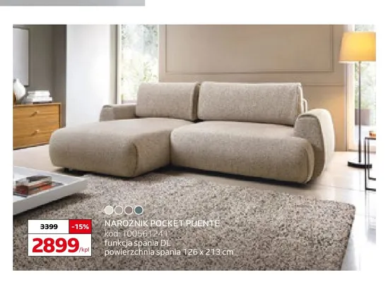 Narożnik Pocket Puente promocja w Komfort