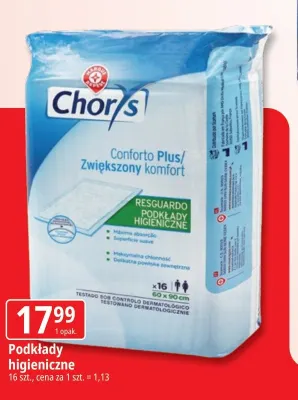 Podkłady higieniczne Chor's promocja w Leclerc
