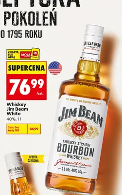 Whisky Jim Beam White promocja w Biedronka
