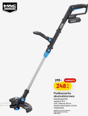 Podkaszarka akumulatorowa promocja w Castorama