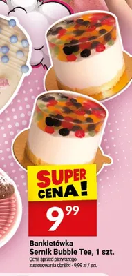 Bankietówka Sernik Bubble Tea promocja w Twój Market