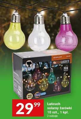 Łańcuch solarny żarówki 10 szt. promocja w Twój Market