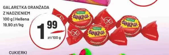 Galaretka Oranżada z nadzieniem Hellena promocja w Sedal