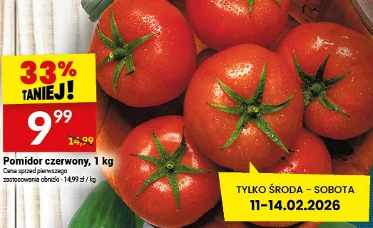 Pomidor czerwony, 1 kg promocja w Twój Market
