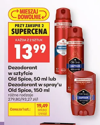 Dezodorant w spray'u Old Spice promocja w Biedronka