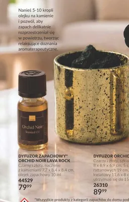 Dyfuzor zapachowy Orchid Noir Lava Rock Avon promocja w AVON