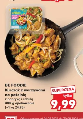 Kurczak z warzywami na patelnię z papryką i cebulą Be Foodie promocja w Kaufland