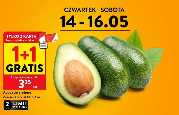 Avocado zielone promocja w Intermarche