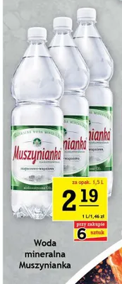 Woda mineralna Muszynianka promocja w Gram Market