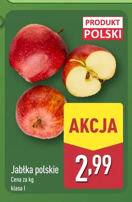 Jabłka polskie promocja w Aldi